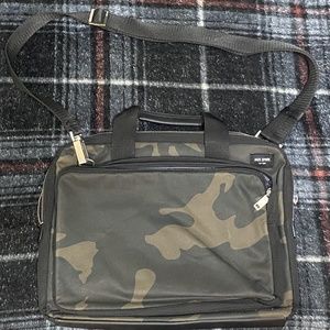 NWOT Camo Jack Spade Computer Messenger Bag